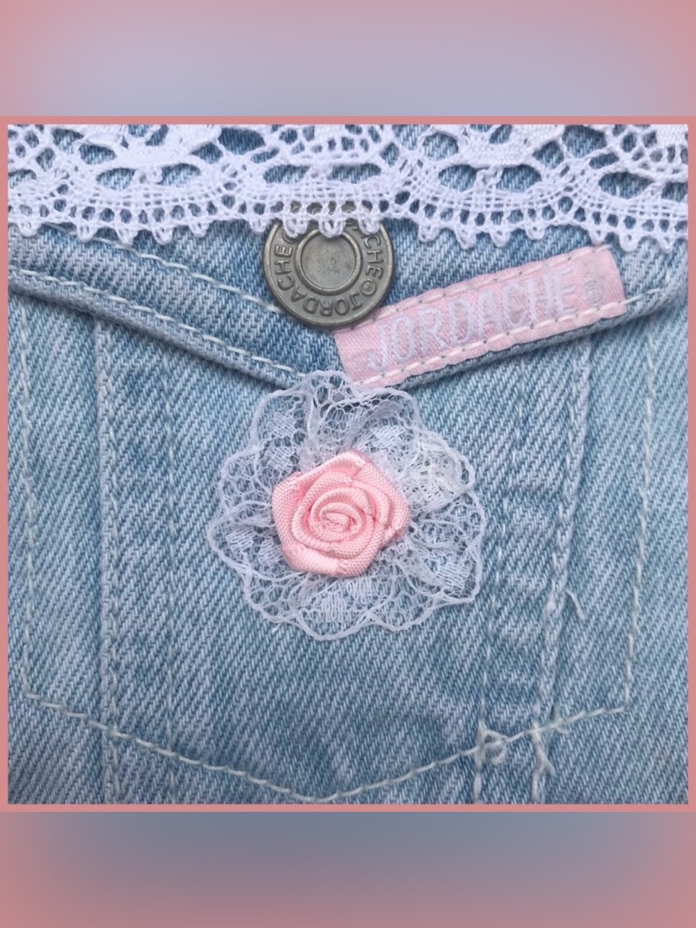 Jordache Embellished Jean Jacket - Picture 3 of 8